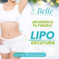 Puede ser una imagen de 1 persona y texto que dice "× Belle Dr. José Juar Pérez Alvarez ¡RE:MODELA TU FIGURA! LIPO ESCUTURA 5412 2570 Dirección 32 A D2-62 zona 3, Quetzaltenango Guatemala"