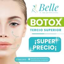 Puede ser una imagen de ‎1 persona y ‎texto que dice "‎د Belle Dr. José Juan Pérez Alvarez BOTOX TERCIO SUPERIOR ¡SUPER PRECIO; 5412 2570 Dirección 32 Av D2-62 zona 3, Quetzaltenango, Guatemala‎"‎‎